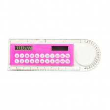 Solar Calculator Ruler with Magnifier